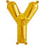 Northstar Ballon - letters - goud - 40 cm - Northstar - Y