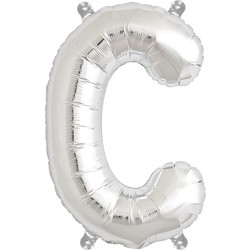 Balloon letters silver 40 cm Northstar C