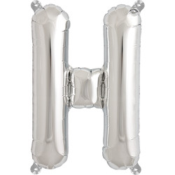 Ballon - Buchstaben silber - 40 cm - Northstar - H