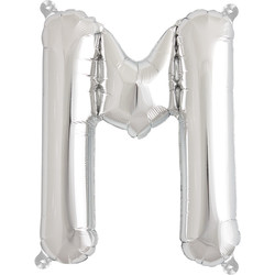 Balloon letters silver 40 cm Northstar M
