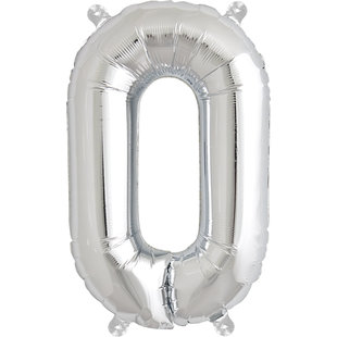 Balloon letters silver 40 cm Northstar O