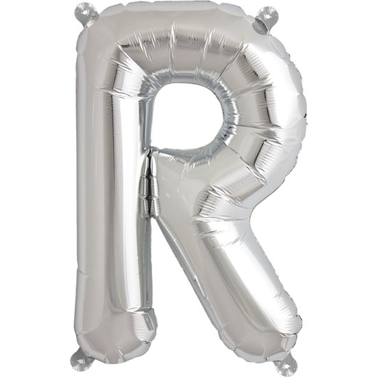 Northstar Ballon - letters - zilver - 40 cm - Northstar - R