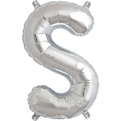 Balloon letters silver 40 cm Northstar S