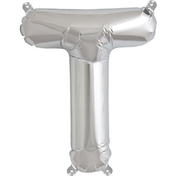 Ballon - Buchstaben Silber - 40 cm - Northstar - T