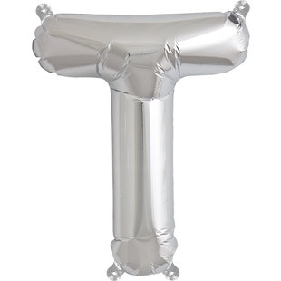 Balloon letters silver 40 cm Northstar T