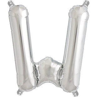 Balloon letters silver 40 cm Northstar W