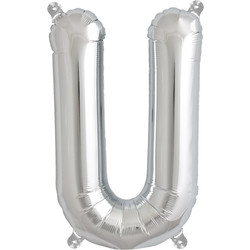 Balloon letters silver 40 cm Northstar U