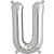Northstar Balloon letters silver 40 cm Northstar U