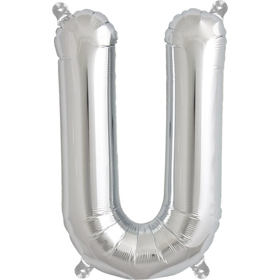 Northstar Balloon - letters - silver - 40 cm - Northstar - U