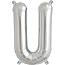 Northstar Balloon - letters - silver - 40 cm - Northstar - U