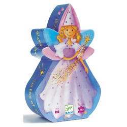 Puzzle silhouette - La fée et la Licorne - Djeco
