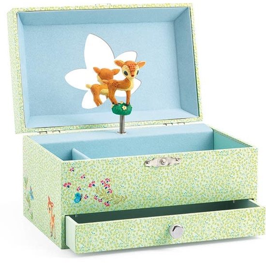 Djeco Jewellery box - music box fawn - Djeco