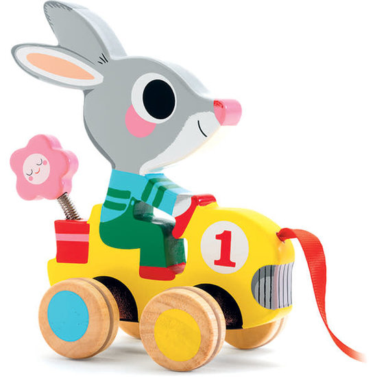 Djeco Bunny pull along toy Roulapic - Djeco