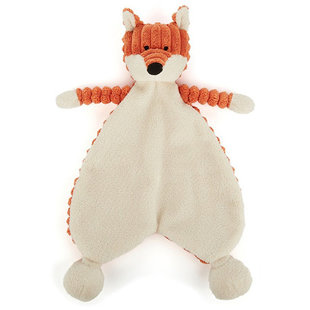 Doudou knuffeldoekje Jellycat cordy roy vos