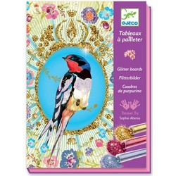 Djeco glitter boards birds