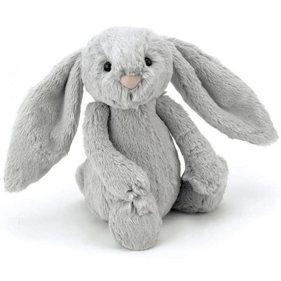 Jellycat Peluche lapin Jellycat Bashful Bunny - Medium gris