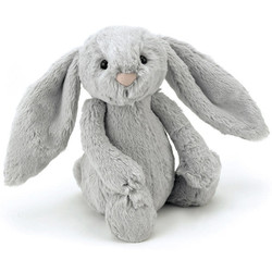 Knuffel Konijn Bashful Bunny Jellycat S grijs