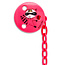 Suavinex Suavinex Fopspeenketting Rond Superbaby roze