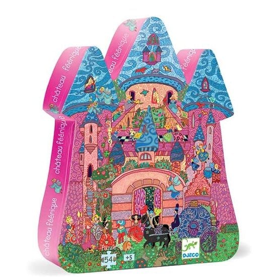 Djeco Puzzle The fairy castle - Djeco - 54 pieces - 5 years