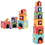 Djeco Stacking blocks Topanifarm farm animals - Djeco