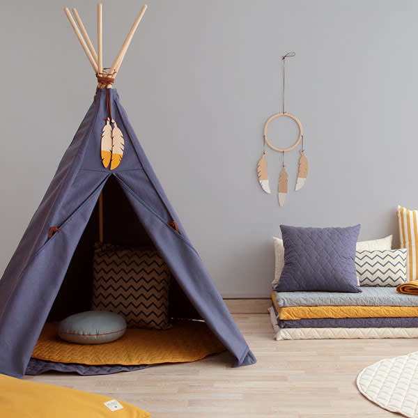 Wonderbaar Teepee Nevada - Nobodinoz Pure Line - Aegean blue | Little Thingz XH-72