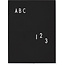 Design Letters Design Letters - letterbord A4 - Message Board - zwart