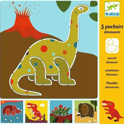 Djeco - pochoirs - dinosaures