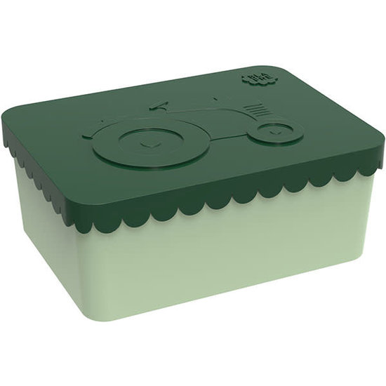 Blafre Lunchbox - Brotdose - Traktor - dunkelgrün - Blafre
