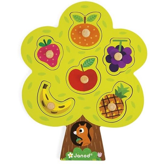 Janod speelgoed Janod - puzzle - arbre fruitier