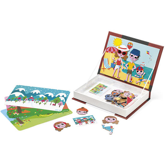 Janod speelgoed Janod - Magnetic Book 4 seasons - 115pcs 3-8yrs