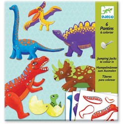 Djeco - bricoler - Pantins - dinosaures 6-11 ans