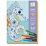 Djeco Craft box - colouring pages - motif art - Djeco +7 yrs