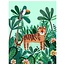 Petit Monkey Postcard - tiger - Rebecca Jones - Petit Monkey