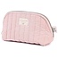 Nobodinoz tipi en accessoires Nobodinoz - toilettas - Holiday Large - White Bubble - Misty Pink