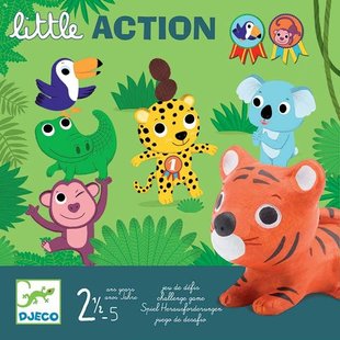 Djeco - Gesellschaftsspiel Little Action +2.5 J