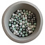 Little Thingz Ballenbad - grijs - incl 200 ballen wit-parel-grijs-zilver-mint