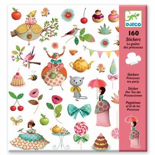 Djeco stickers Princess Tea Party 160 pieces