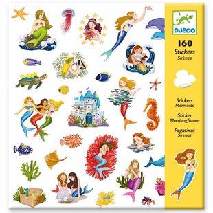 Djeco stickers Mermaids 160 pieces