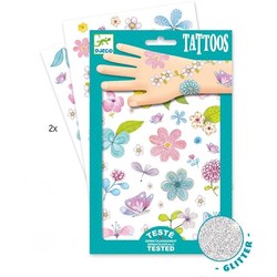 Djeco tattoos Fiar flowers of the fields glitter