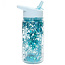 Petit Monkey Drinking bottle - glitter dusty aqua - Petit Monkey