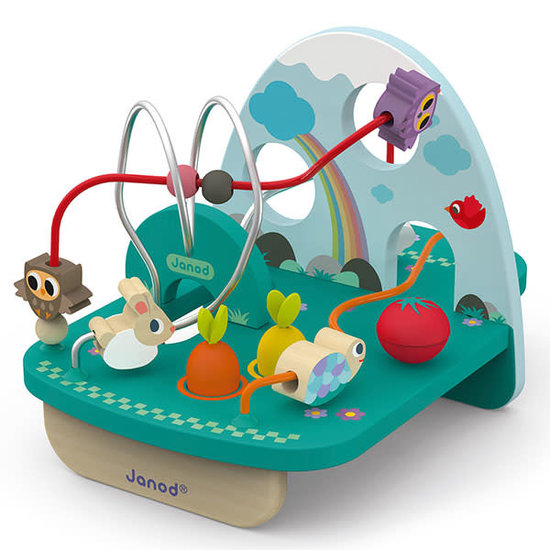 Janod speelgoed Janod - Perlenspiel - Looping Kaninchen und Co +1 Jahr