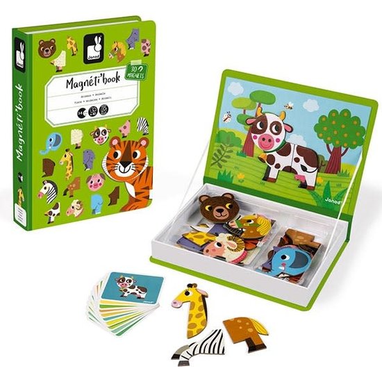 Janod Janod - magnetibook animaux - 40pcs 3-8 ans