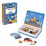 Janod speelgoed Janod - Magnetic Book Racers Vehicles - 68pcs 3-8yrs