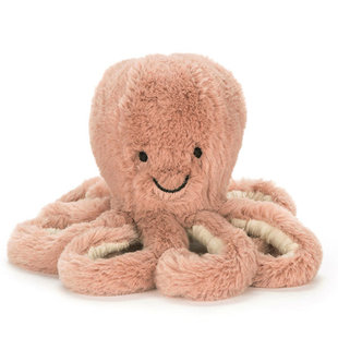 Knuffel octopus Baby Odell Jellycat 14 cm