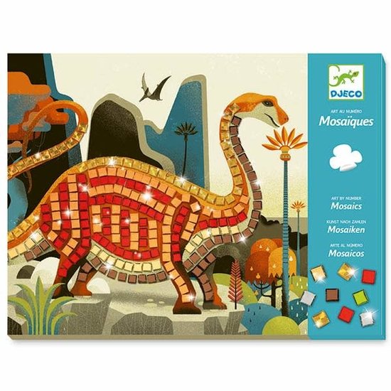 Djeco Mosaik - Dinosaurier - Metall - Djeco +4 Jahren