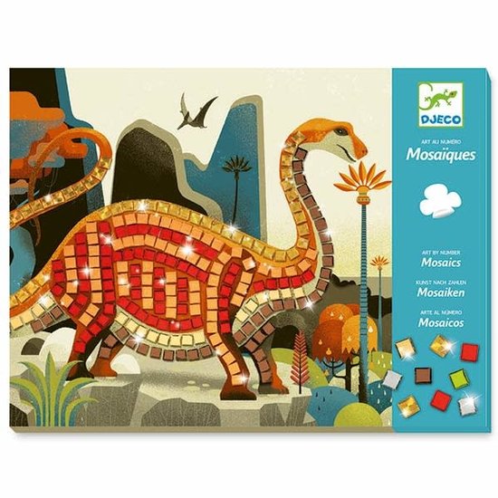 Djeco Mosaïque - dinosaures - métal - Djeco +4 ans