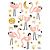 Lilipinso Stickers muraux Flamant rose Mini - Lilipinso