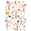 Lilipinso Flamingo wall stickers pink Mini's - Lilipinso