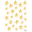 Lilipinso Muurstickers Flamingo sterren goud - Lilipinso