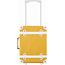 Olli Ella Olli Ella - See-Ya - reiskoffer - trolley - mustard